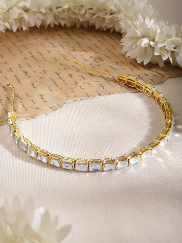 Bridal Glow Kundan Hair Accessory