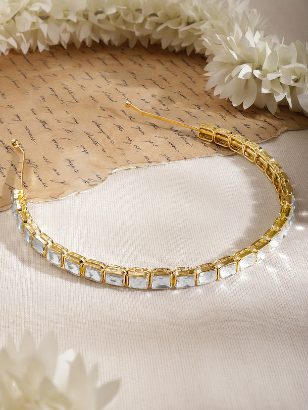 Bridal Glow Kundan Hair Accessory