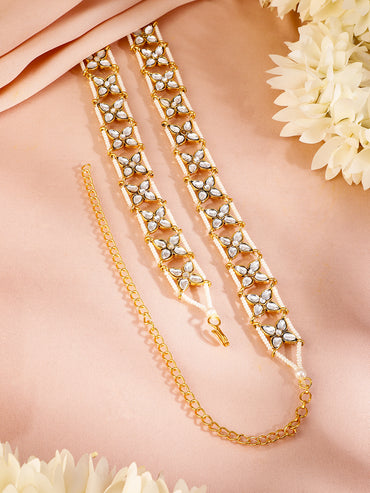 Contemporary Kundan Charm Kamarbandh