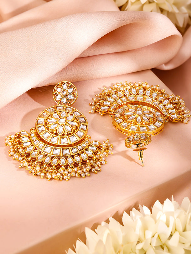 Moonlit Glow Kundan Maangtikka Set