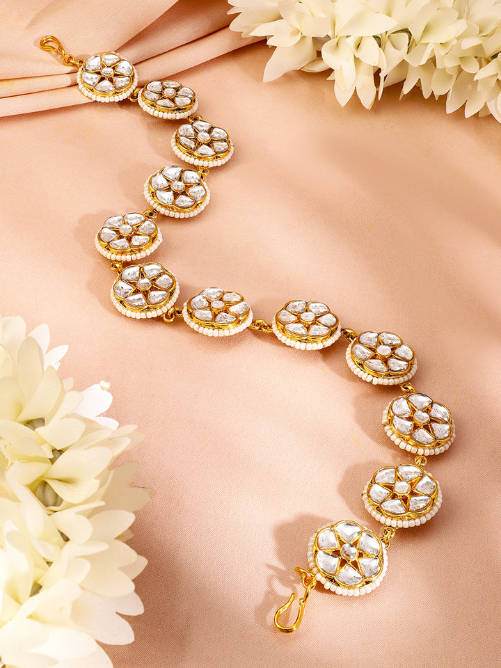 Heritage Glow Kundan Sheeshphool