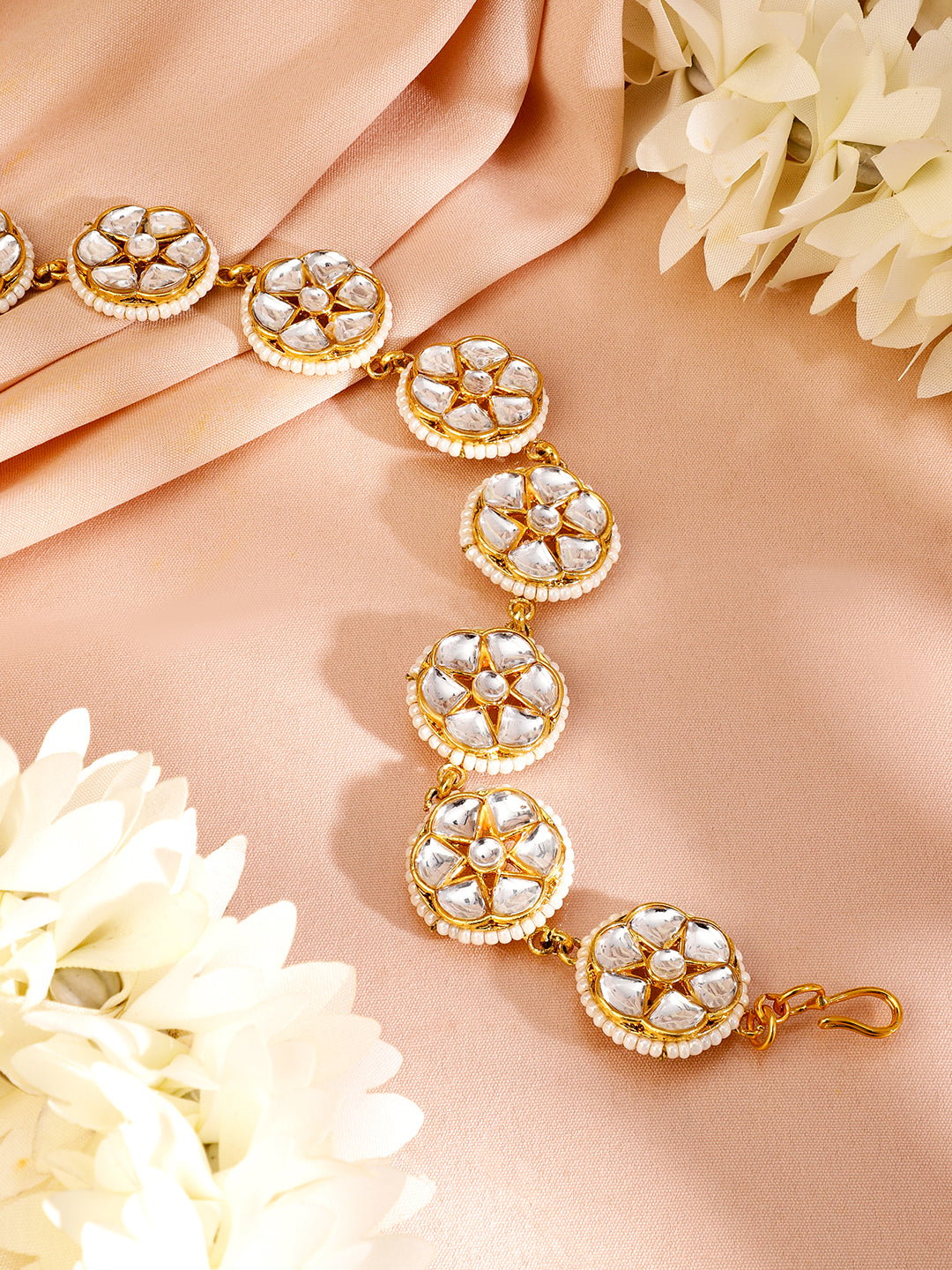 Heritage Glow Kundan Sheeshphool