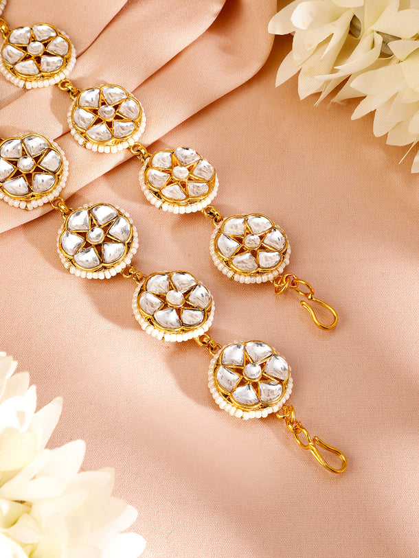 Heritage Glow Kundan Sheeshphool
