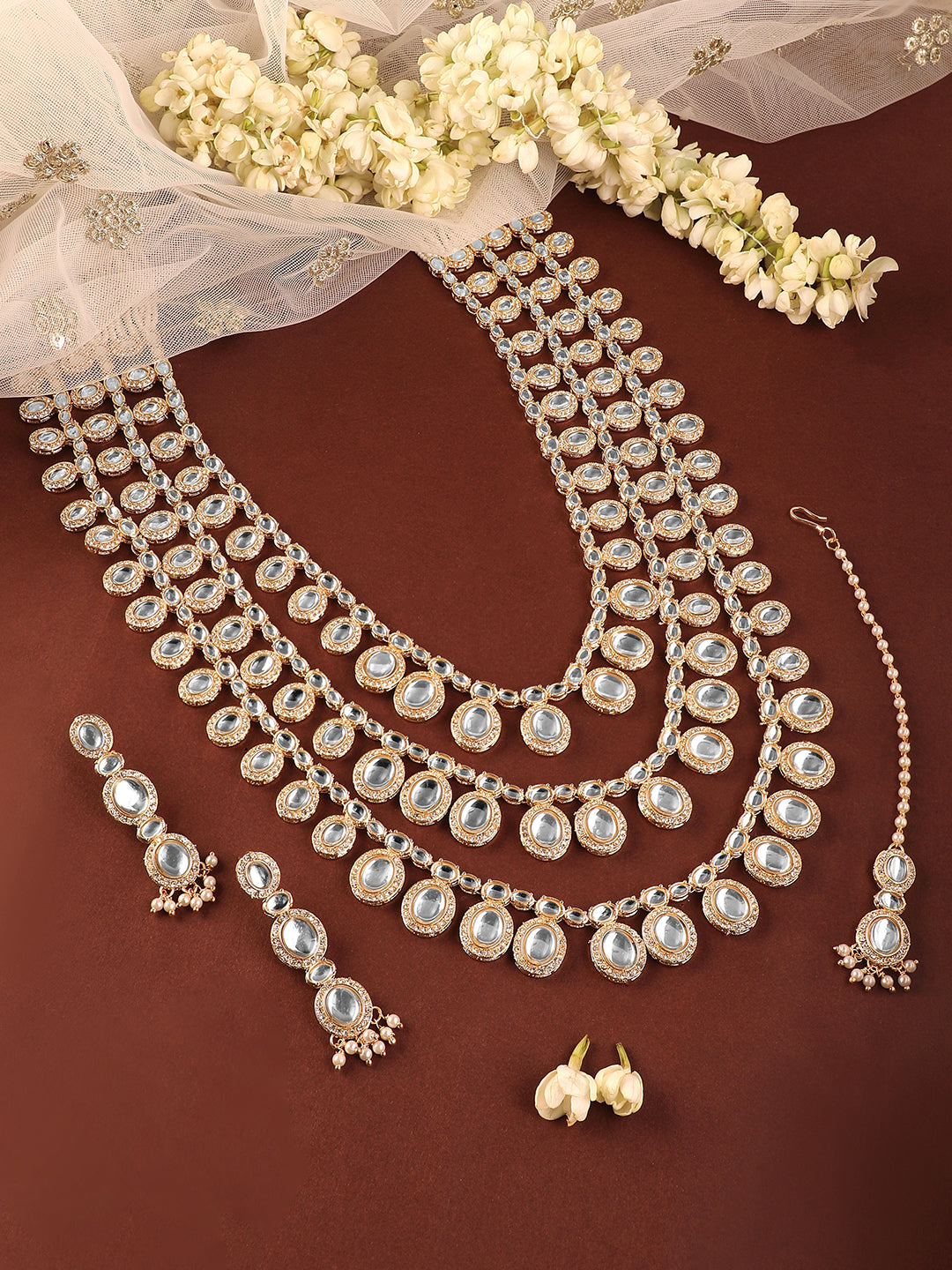 Wedding Glow Kundan Necklace Set
