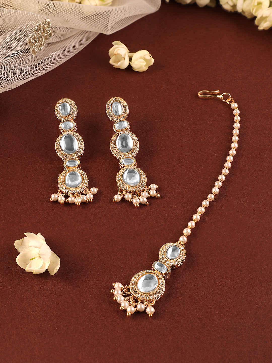 Wedding Glow Kundan Necklace Set