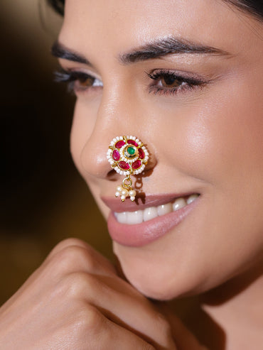 Floral Glory Nose Pin