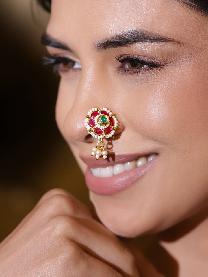 Floral Glory Nose Pin