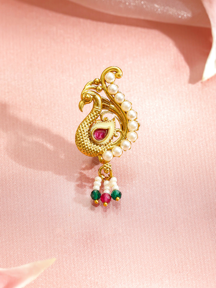 Peacock Glory Nose Ring