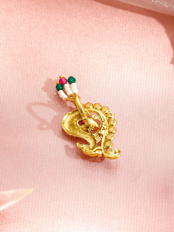 Peacock Glory Nose Ring