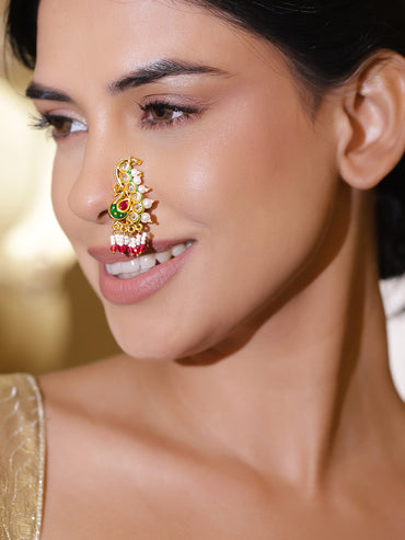 Heritage Peacock Nose Ring