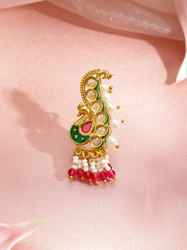 Heritage Peacock Nose Ring