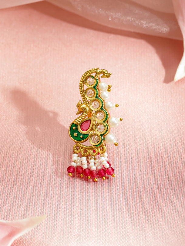 Heritage Peacock Nose Ring