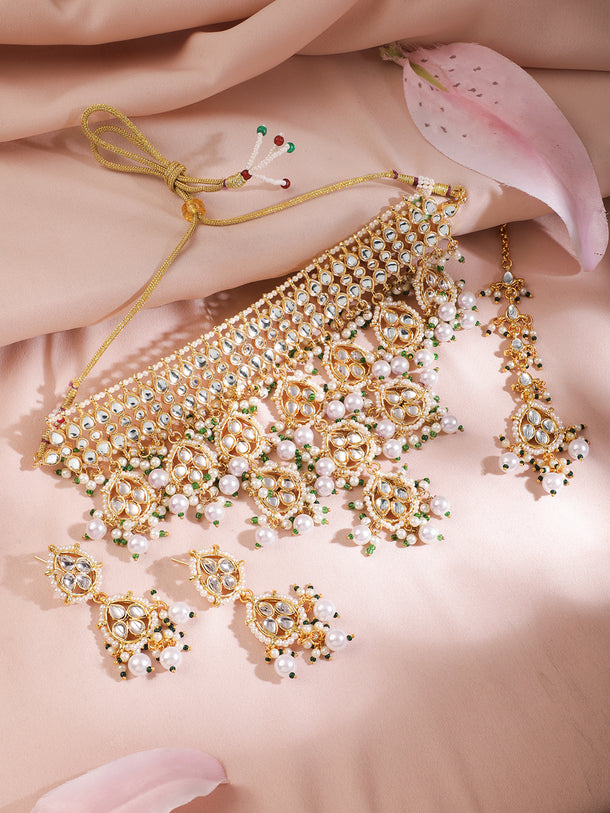 Royal Kundan Choker Necklace Set