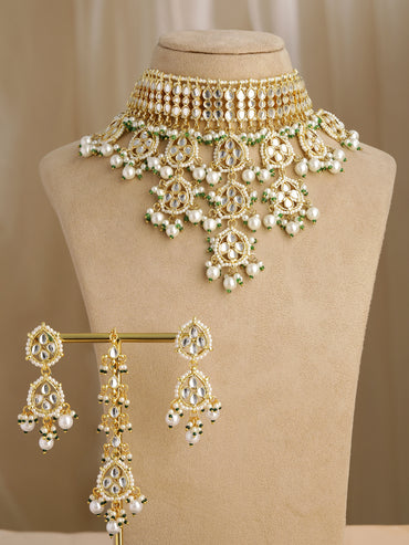 Royal Kundan Choker Necklace Set