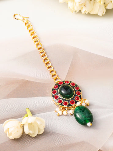 Royal Bloom Kundan Choker Set