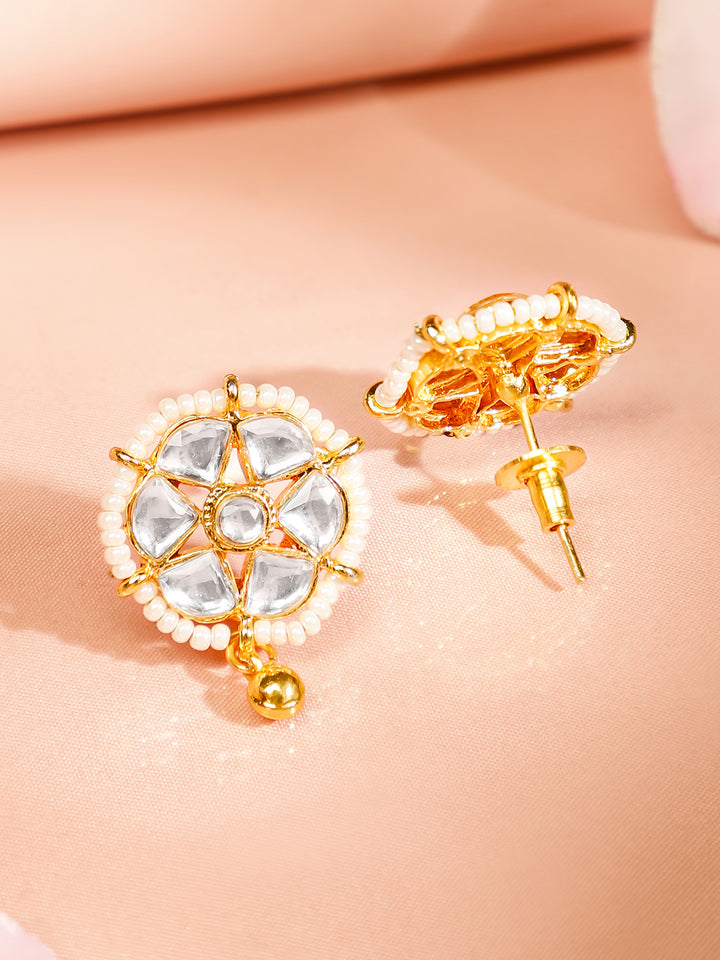 Classic White Kundan Choker Set