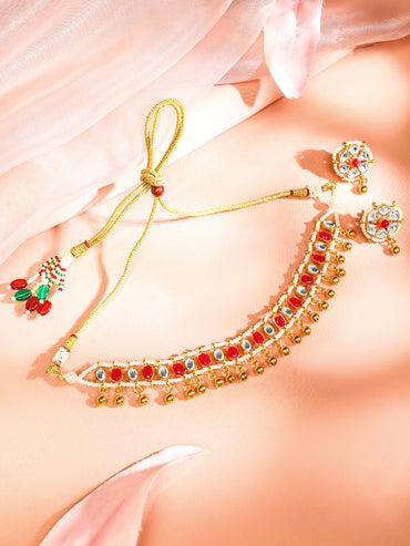 Imperial Kundan Pink Choker Set