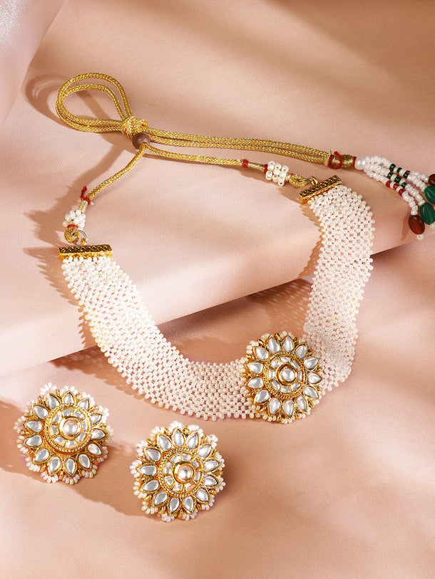 Silent Glow of Kundan Choker Set