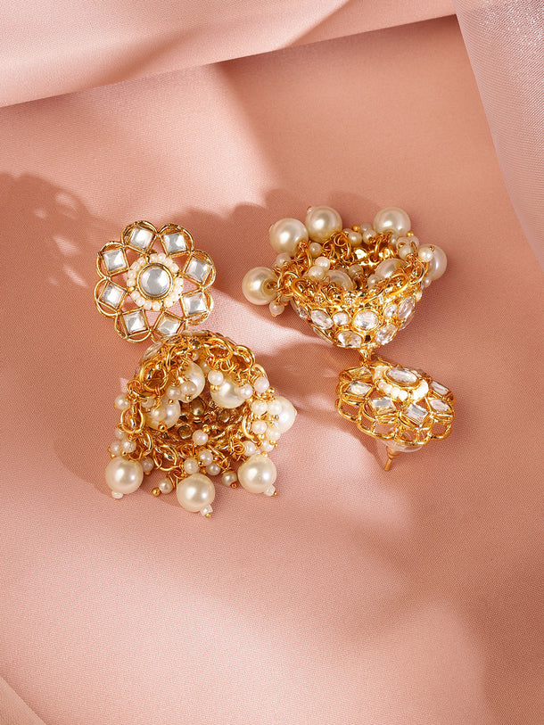 New Age Queen Kundan Necklace Set