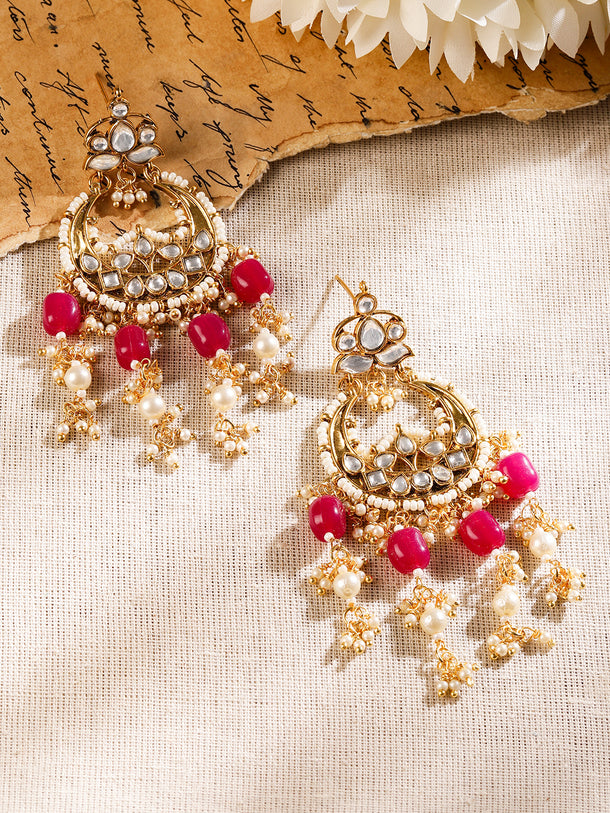 Regal Purple & Kundan Necklace Set