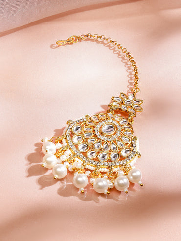 Whisper Between Kundan & Pearl Choker Set