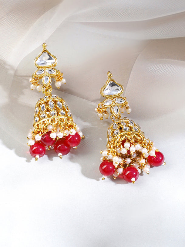 Grace Pink & Kundan Necklace Set