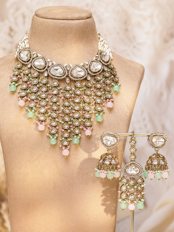 Palace Jewel Luxe Kundan Necklace Set