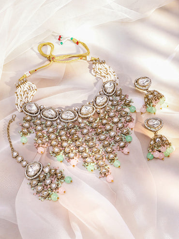 Palace Jewel Luxe Kundan Necklace Set