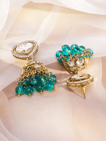 Turquoise Radiance Kundan Lux Choker Set