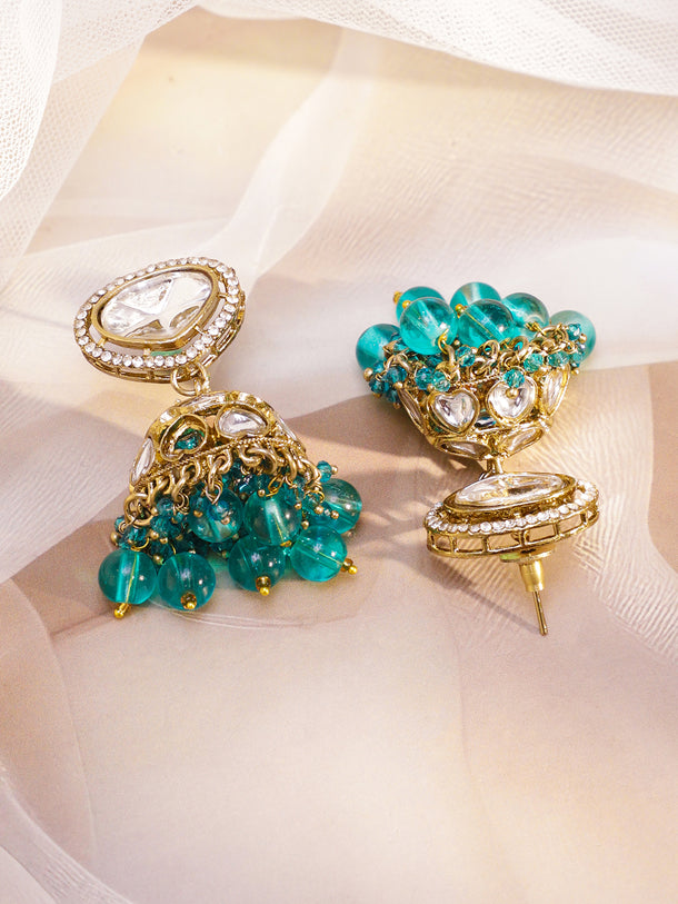 Turquoise Radiance Kundan Lux Choker Set