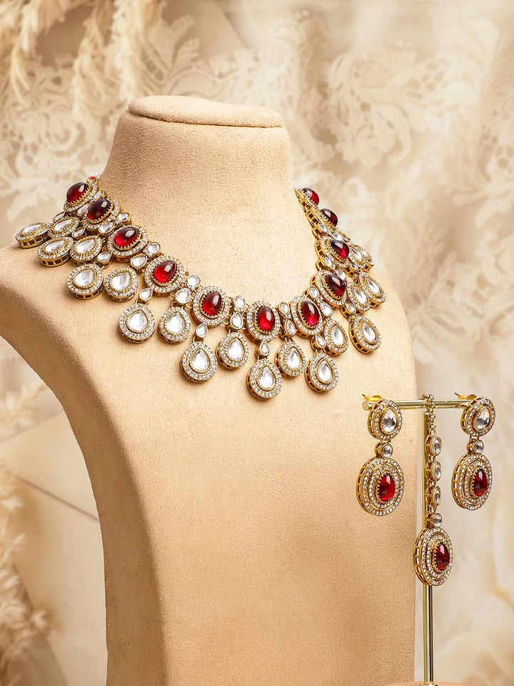 Majestic Kundan Necklace Set