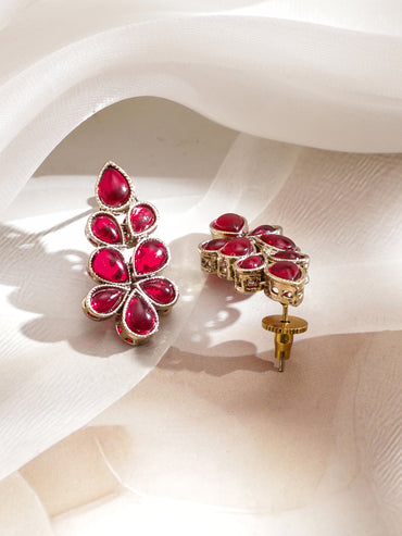 Ruby Pink Necklace Set