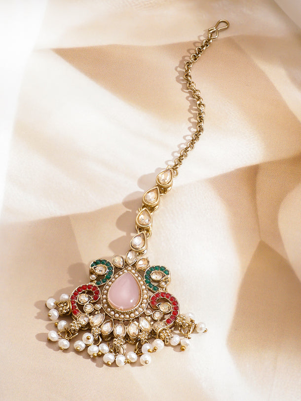 Story of Shades Multicolor Kundan Choker Set