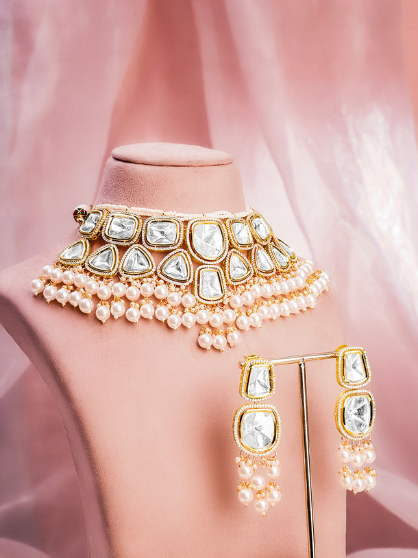 Wedding Glow Kundan Polki Choker Set