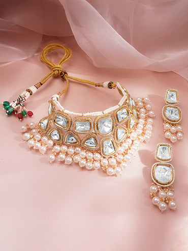 Wedding Glow Kundan Polki Choker Set