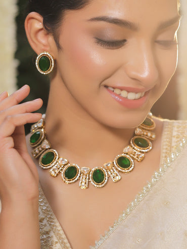 Secret of Garden Green Necklace Set