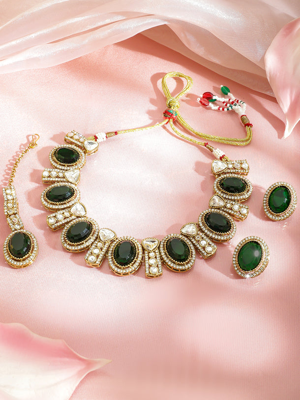 Secret of Garden Green Necklace Set
