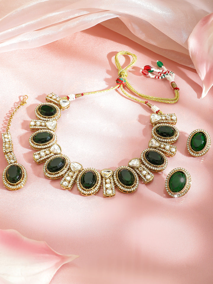 Secret of Garden Green Necklace Set