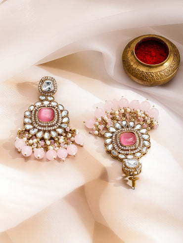 Heritage Charm Light Pink Choker Set