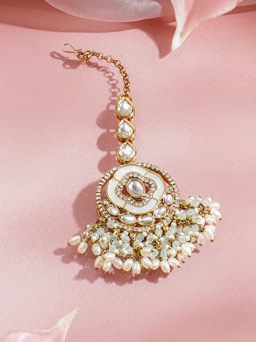 Luxe Radiance Blue & Kundan Choker Set