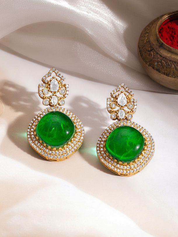 Regal Emerald Sparkle Charm Set