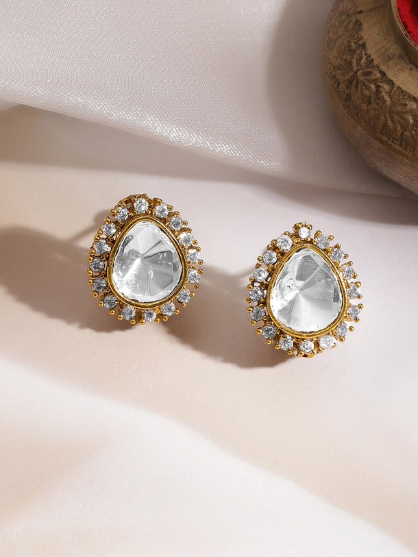 Festive Sparkle Kundan-Diamond Charm Set