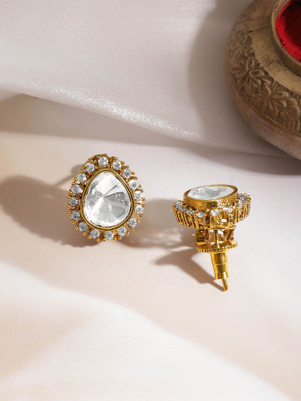 Festive Sparkle Kundan-Diamond Charm Set