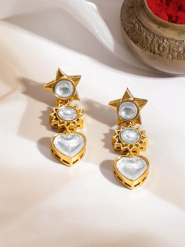 Statement Celestial Kundan Necklace Set