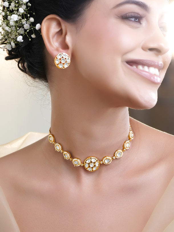 Timeless Kundan Choker Necklace Set