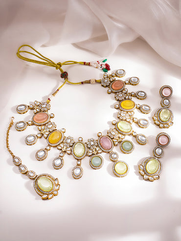 Pastel Radiance Kundan Set