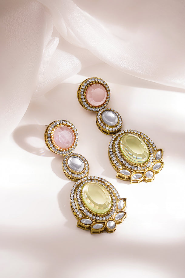 Pastel Radiance Kundan Set