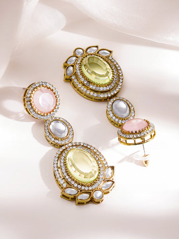Pastel Radiance Kundan Set