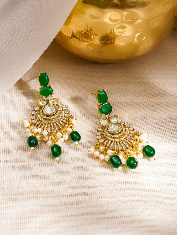 Luxe Emerald Wedding Jewellery Set