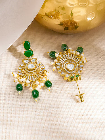 Luxe Emerald Wedding Jewellery Set